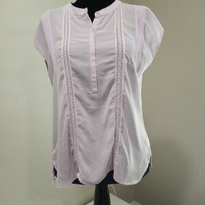 ENGLISH LAUNDRY LOOSE FIT LILAC | PINK TOP WOMEN SIZE M